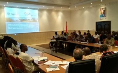 Marie Mazalto presentó los resultados del estudio sobre normas y prácticas de reasentamiento en Guinea