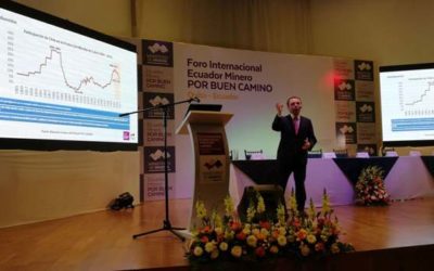 Patricio Carvallo participó en el primer Foro Internacional Ecuador Minero