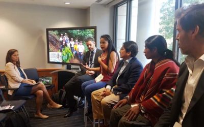 Guillén Calvo y Jhuliana Macas participaron en el IFC Sustainability Exchange