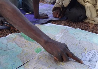 Cartographie des territoires villageois pour WCF – Guinée