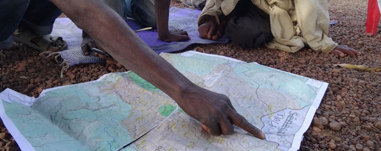 Cartography of village territories for WCF – Guinea