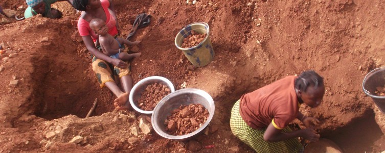 Gold panning diagnostic for Gryphon Minerals – Burkina Faso