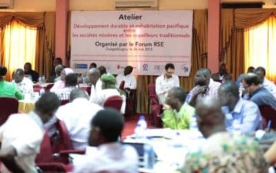 Participación de Peter Hochet y Luigi Arnaldi en el foro de RSE de Ouagadougou