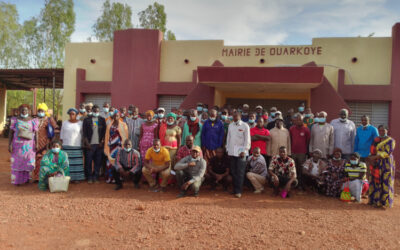 Insuco est intervenu dans un processus de diagnostic et de planification participatifs des espaces forestiers au Burkina Faso