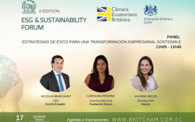 Valeria Arcos Hervas, Country Director Ecuador , will lead a panel at the second ESG & SUSTAINABILITY Forum