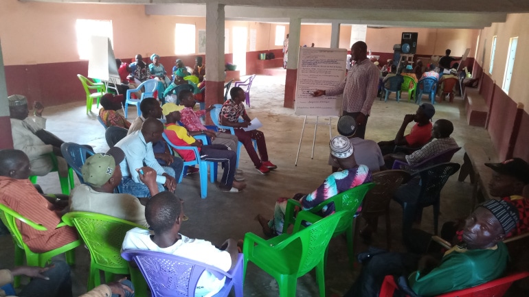 Intervención de INSUCO Guinea para el proyecto Economía verde de Enabel en la Región de Kindia