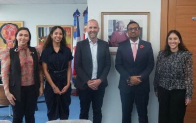 Guillen Calvo, Directeur Général Amérique Latine et Caraïbes, a rencontré S.E. Mockbul Ali OBE, ambassadeur de Sa Majesté en République Dominicaine et ambassadeur non résident en République d’Haïti