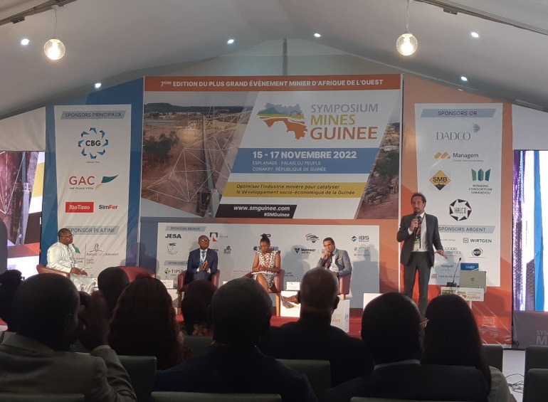 Participation de Pascal Rey, PDG du Groupe INSUCO, au Symposium Mines de Guinée