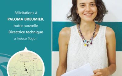 Paloma Breumier est nommée au poste de Directrice Technique à Insuco Togo