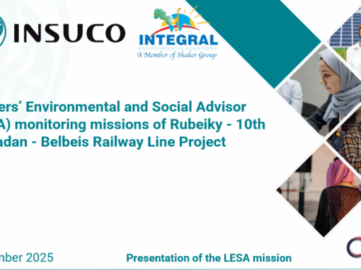 Suivi Environnemental et Social (E&S) par LESA pour le projet de ligne ferroviaire Belbeis