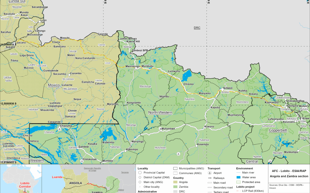 ESIA and RAP for the Lobito Corridor Project for AFC in Angola and Zambia